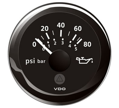 Engine Oil Pressure gauges 80PSI